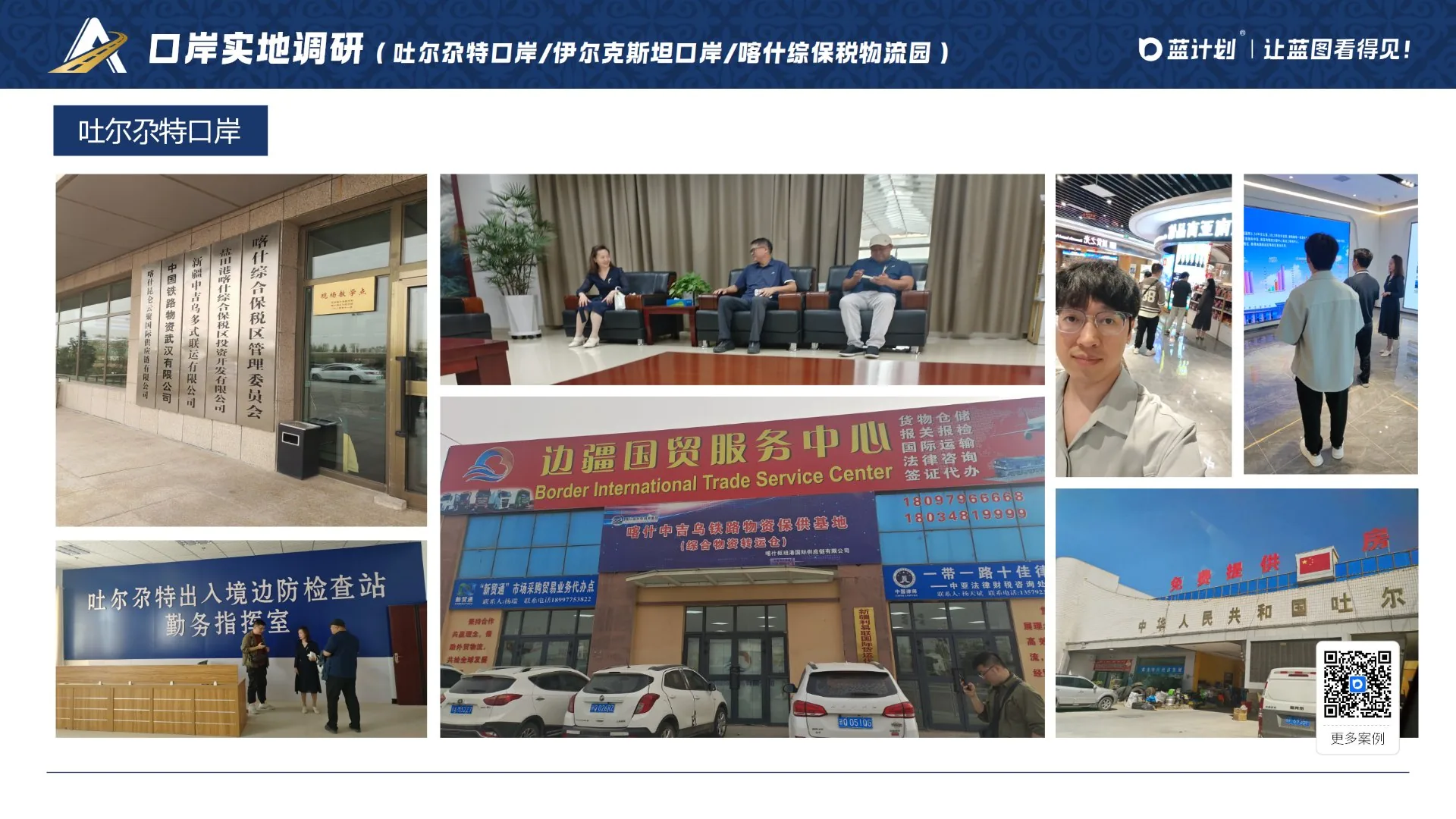 亚欧金路·吐尔尕特口岸实地调研