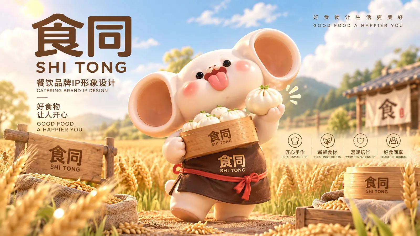 食同 IP 麦田场景应用