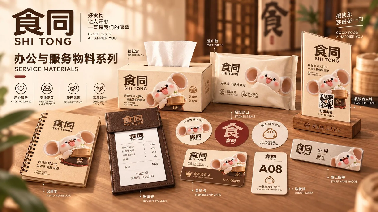 食同 办公与服务物料系列