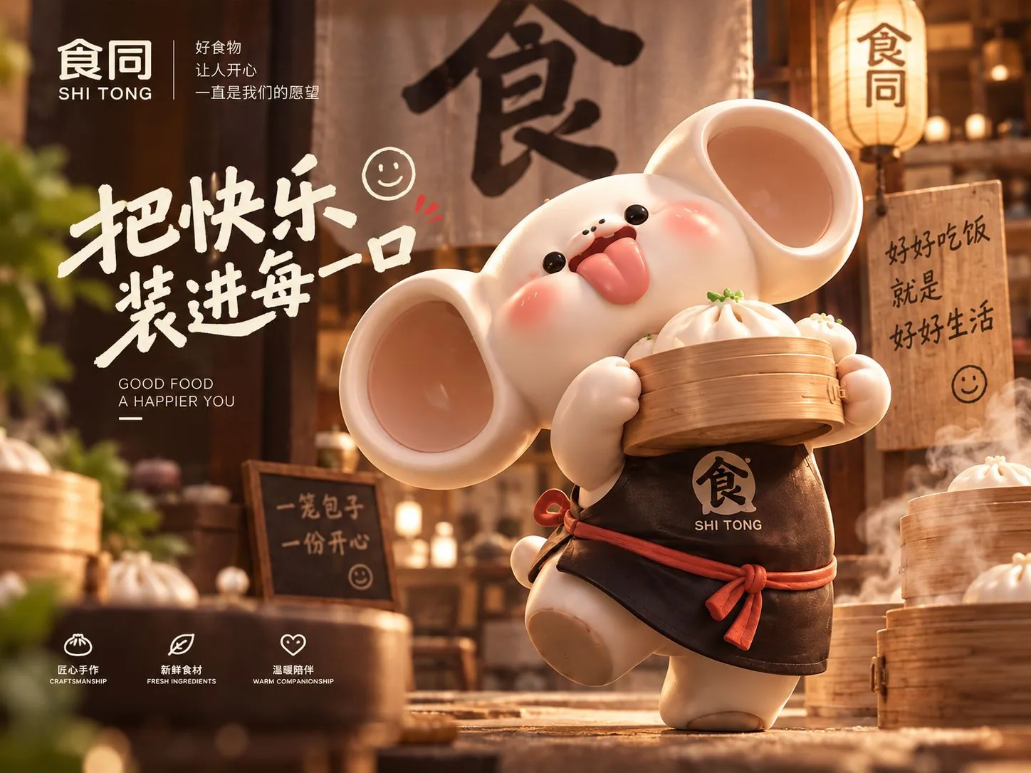 食同 SHI TONG 品牌主视觉