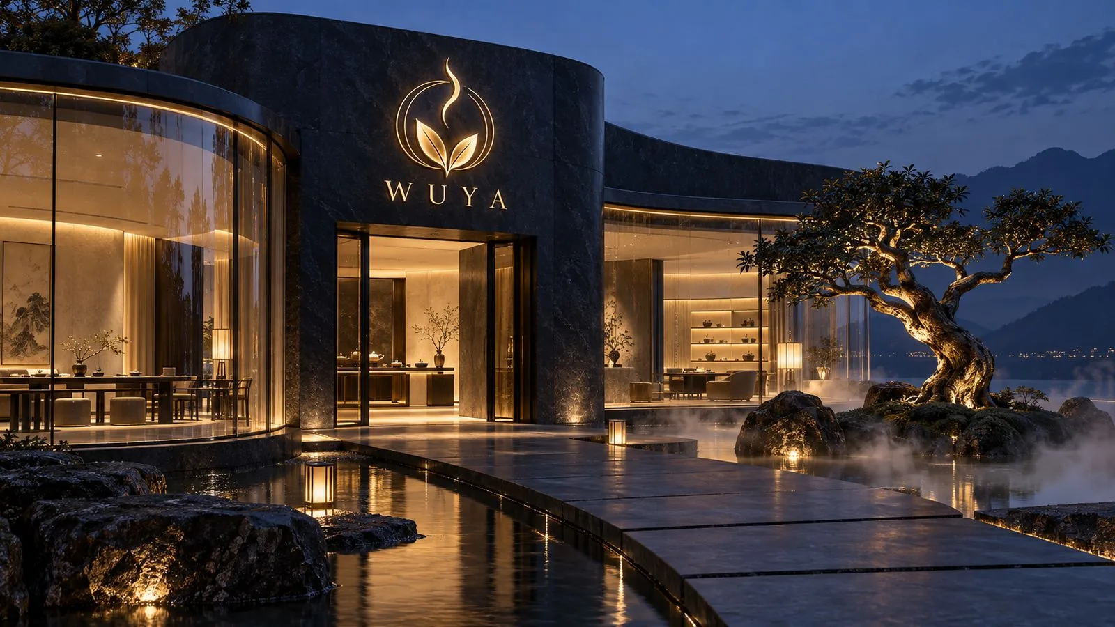 WUYA·旗舰店空间夜景