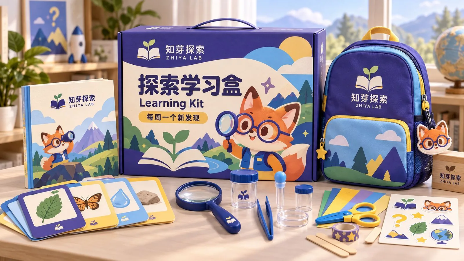 探索学习盒 Learning Kit 包装与实验教具应用